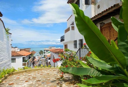 House and beach in Puerto Vallarta